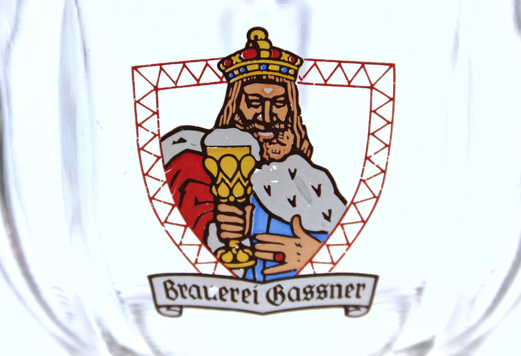 Bicchieri: Brauerei Gassner Bern Bierglas Rugeli 1954 – Usato da Schmitten FR venduto da Netto_ein_Preis 2