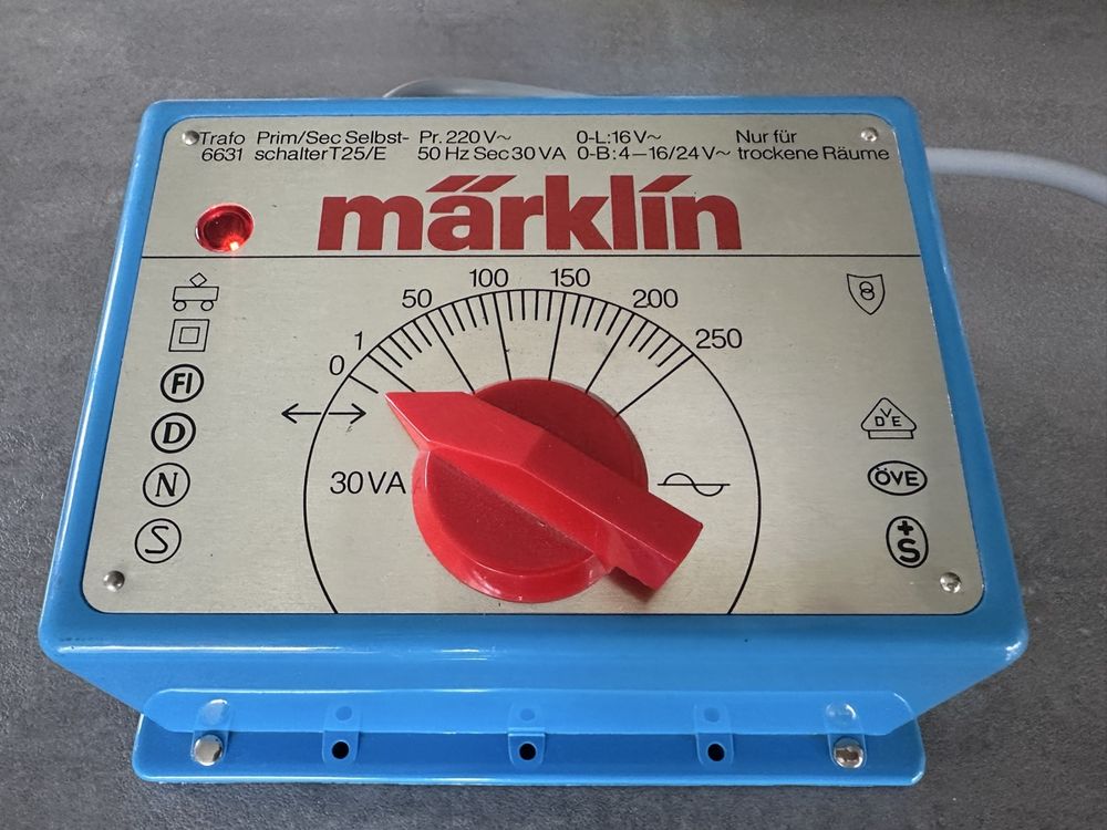 Märklin 6631 Transformator 30 VA (Gebraucht) in Lupsingen für CHF 38 ...