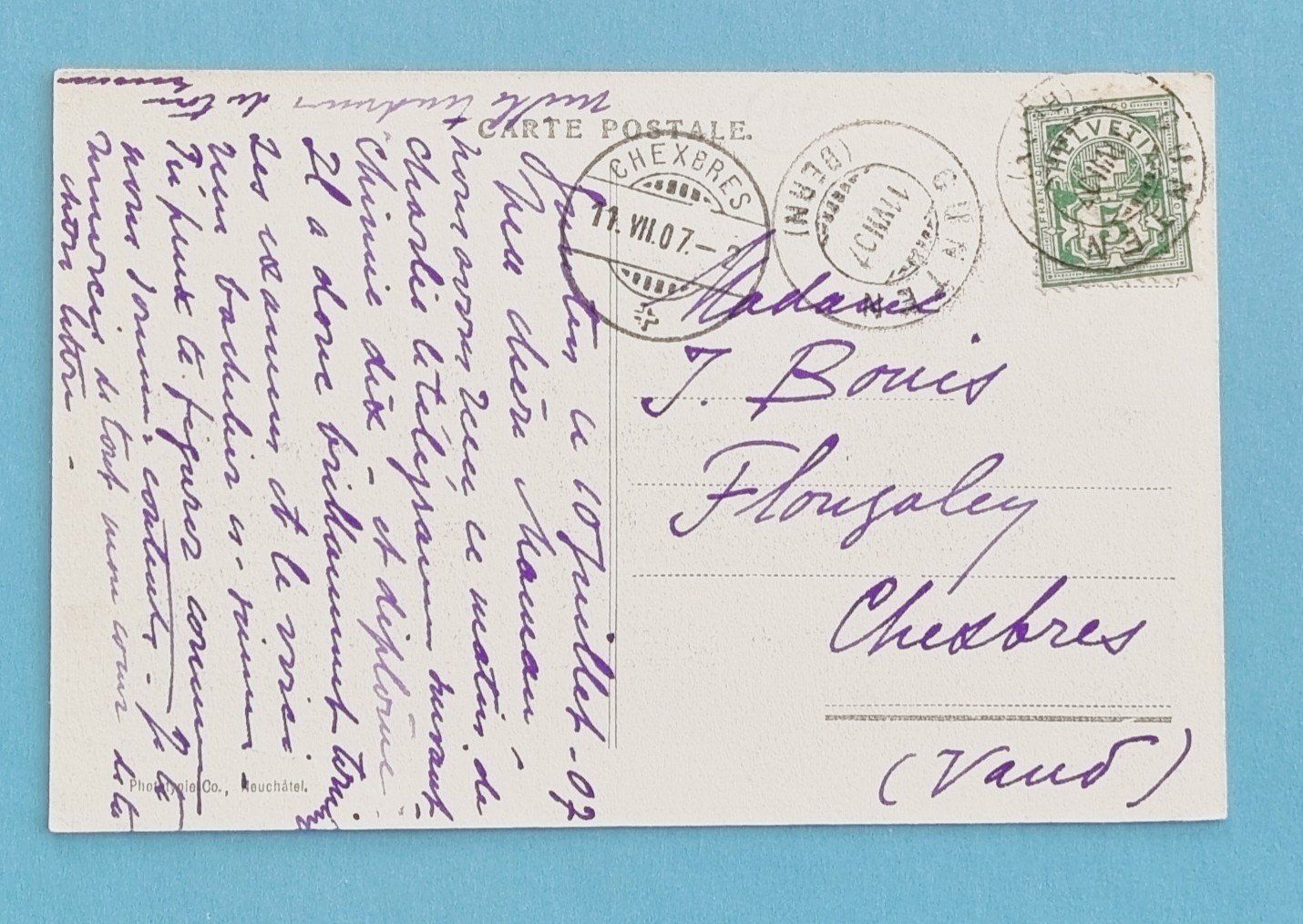 Cartes postales: Gunten - Post - Postbüro - Postkutschde - 1907 – D'occasion à Rothrist par RROENK 1