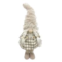 Deko Wichtel Santa Mädchen stehend H50cm