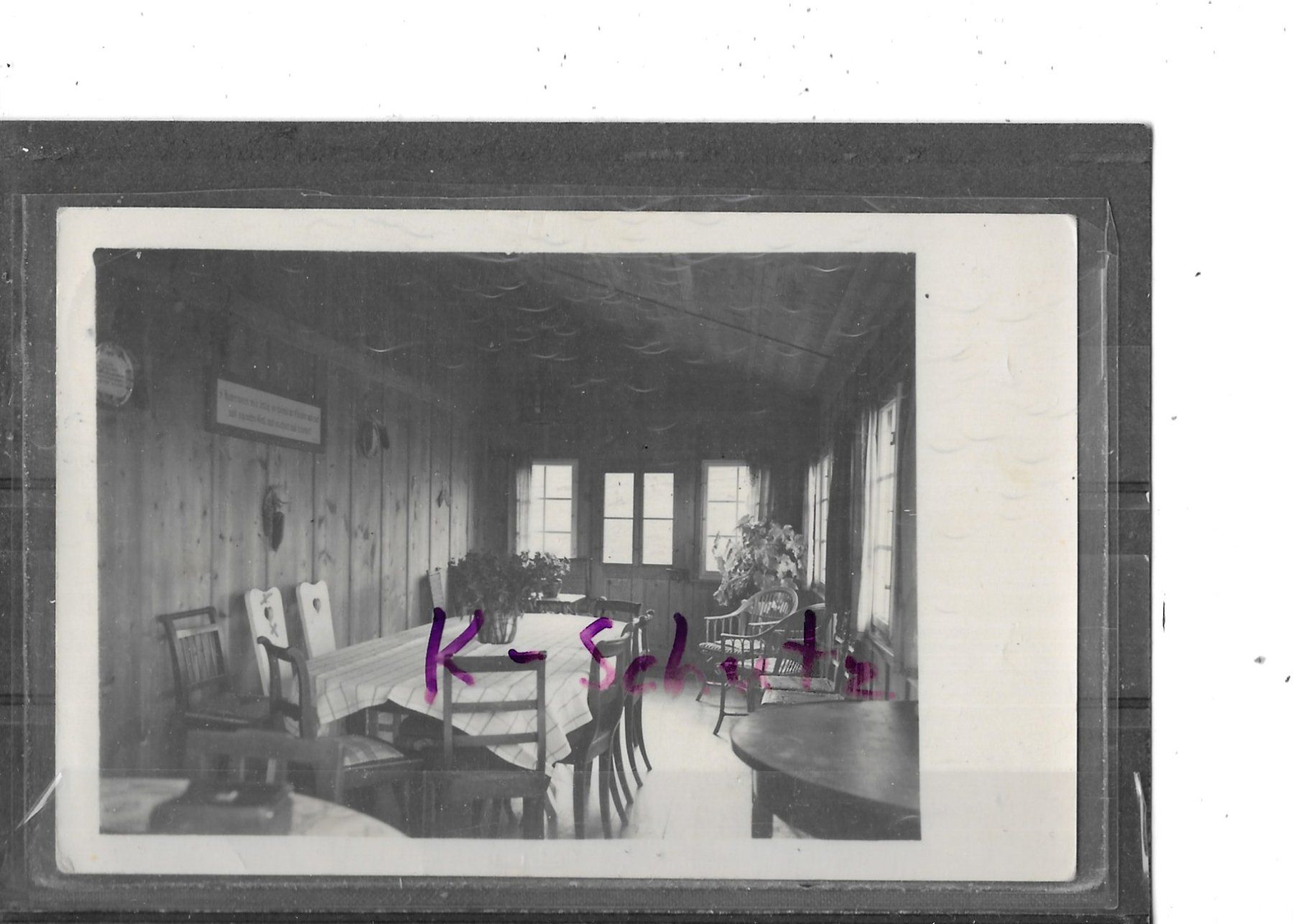 Cartoline postali: AR Gais ? 1935 Innenansicht – Usato da Schocherswil venduto da Wilare