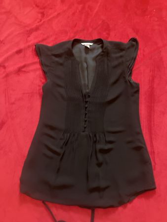 H&M Schwarze Sommer Bluse, Grösse 38, Top Zustand!