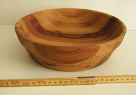 Holzschale in verleimtem Ulmenholz