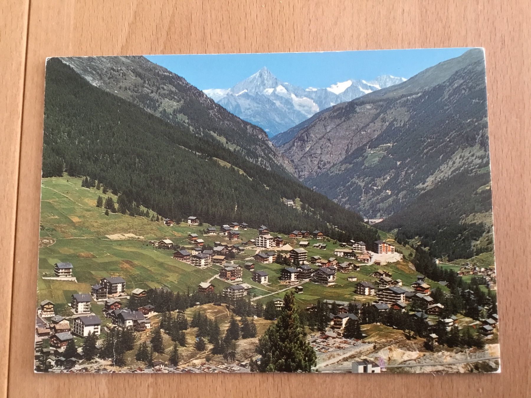 Cartoline postali: Alte Ansichtskarte Saas-Fee – Usato da Kerzers venduto da Georges3210
