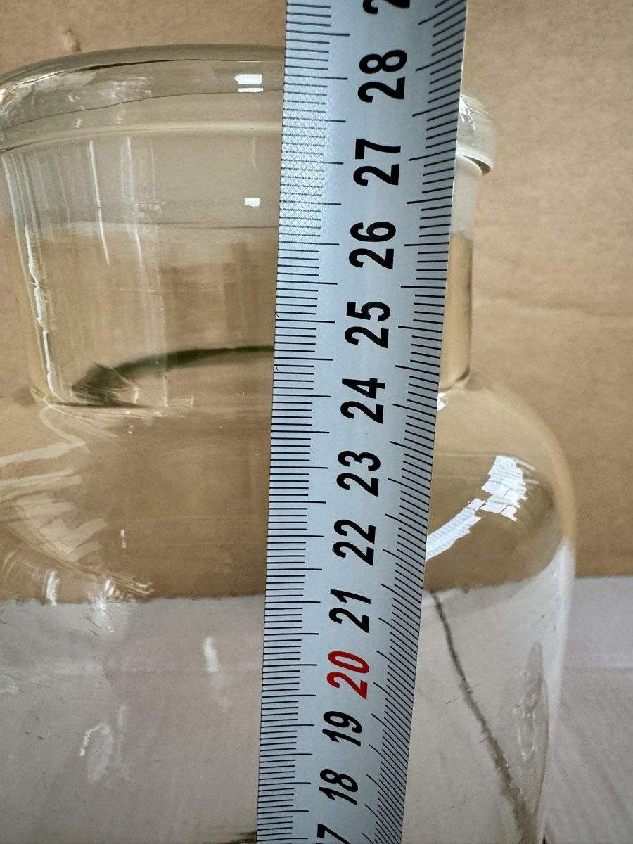 Accessori da laboratorio: Alte Apothekerflasche, Glasgefäss mit Deckel, 28cm hoch – Usato da Zürich venduto da Nobs1 4