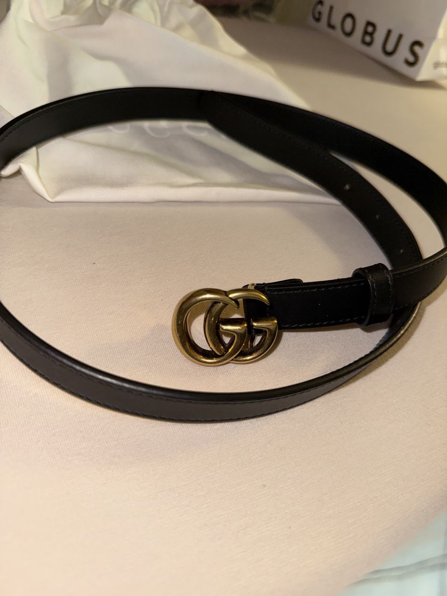 Gucci Cinture: Schwarzer leder GG gold Gürtel – Nuovo (secondo la descrizione) da Zürich venduto da iva_x2vm 1