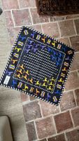 Lanvin Paris Seidenfoulard grafisch