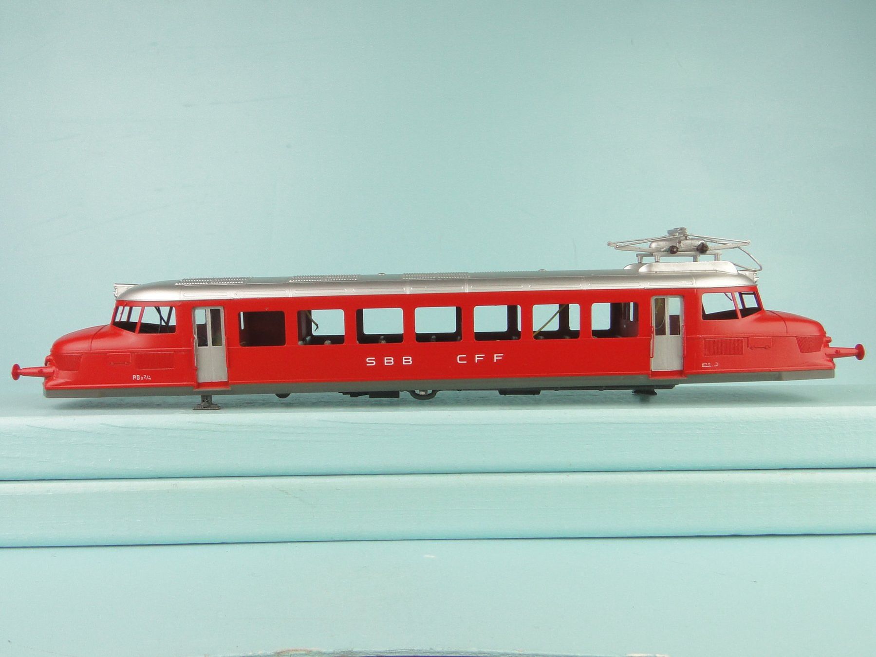 Fulgurex Modellini di ferrovie: Fulgurex H0, Roter Pfeil Gehäuse – Usato da Bülach venduto da cann11 2