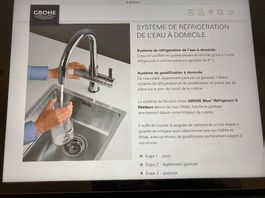 Système professionnel de l’eau gazeuses et froide
