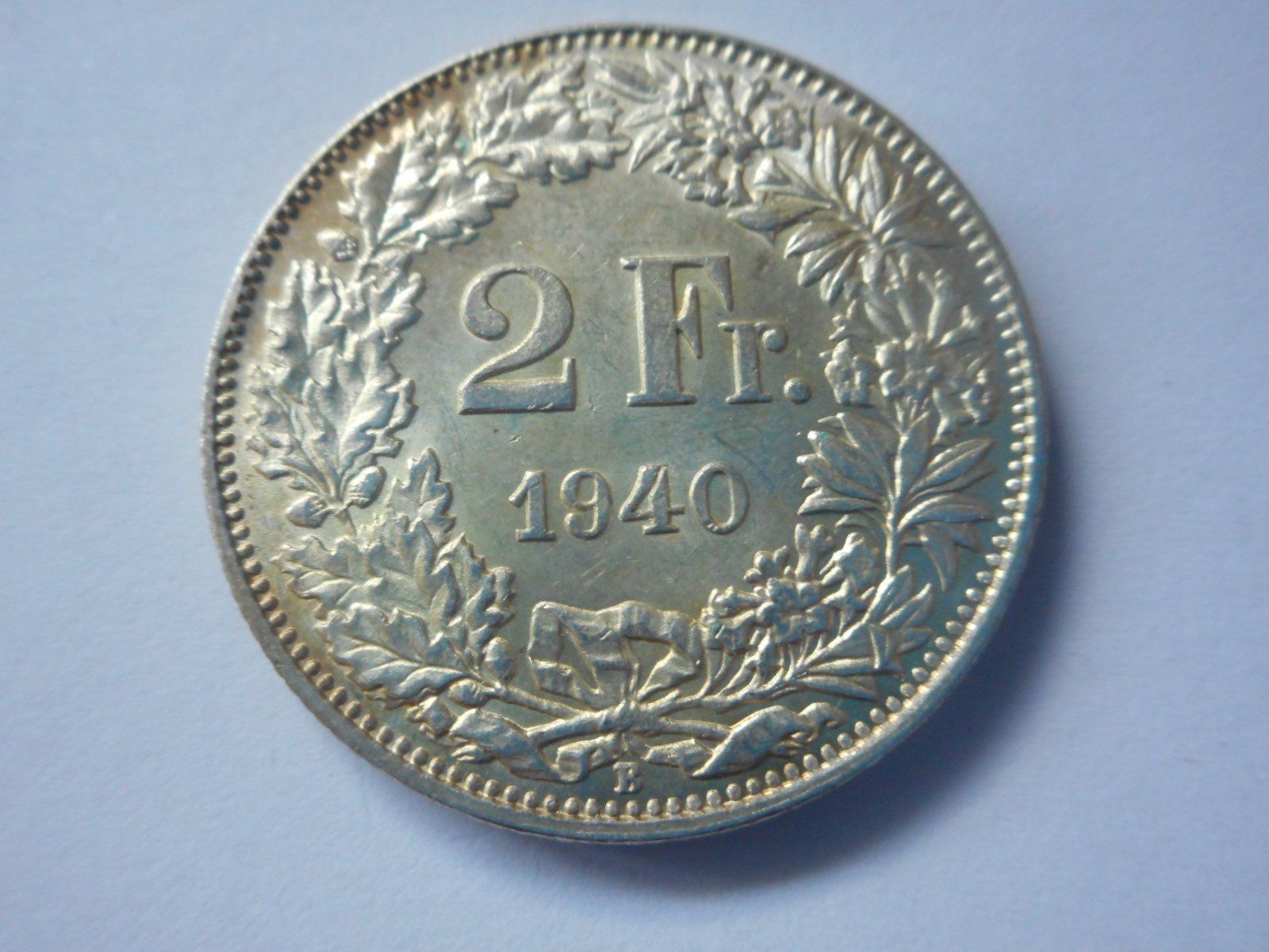 Alle Münzen: 2 Fr. 1940 silber  unz/stgl – Neu (gemäss Beschreibung) aus Kriegstetten von pizlad2010