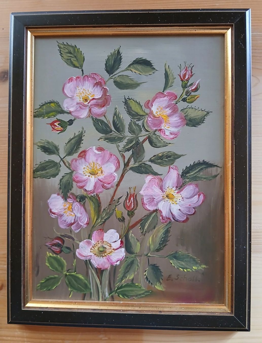 Dipinti: Wildrosenbild – Usato da Krauchthal venduto da mago371