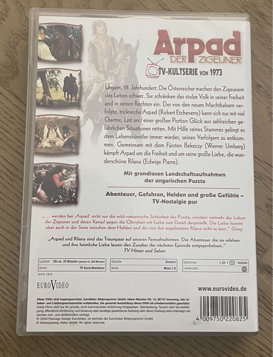Tous les DVDs: Arpad – D'occasion à Sargans par Didis 1