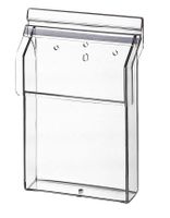 Prospektbox, Flyerbox DIN A6, Acrylglas wetterfest