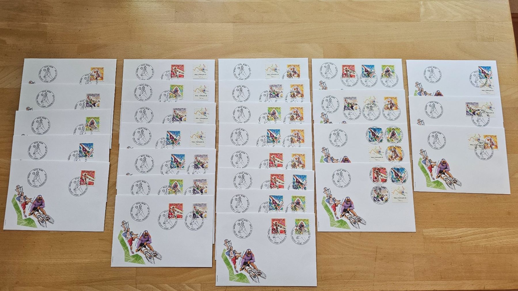Alle Briefmarken: 1998 FDC Jugend, Freizeit, Sport Nr. 953-957 – Gebraucht aus Leimbach AG von jaja79