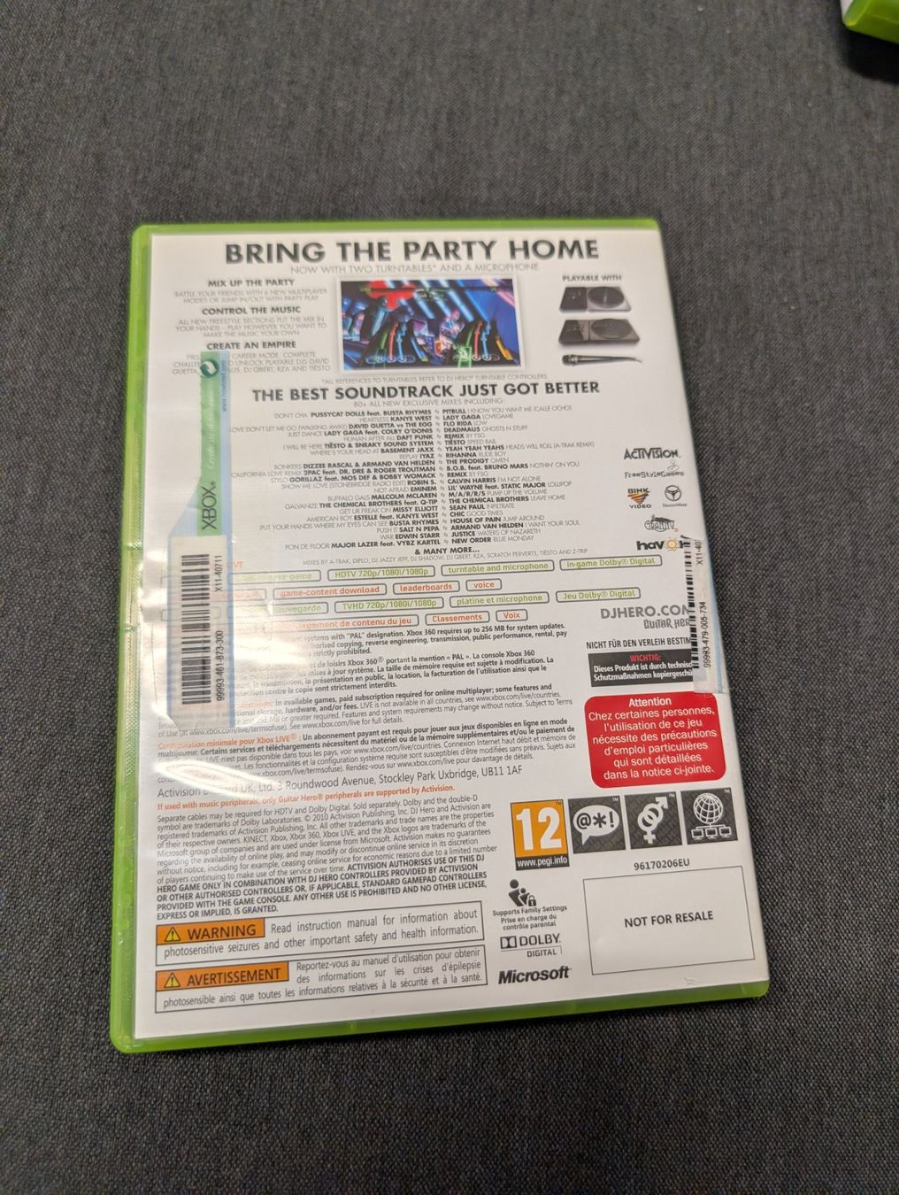 Jeux: Dj hero 2 Microsoft Xbox 360 – D'occasion à Giubiasco par Ticinerd 1