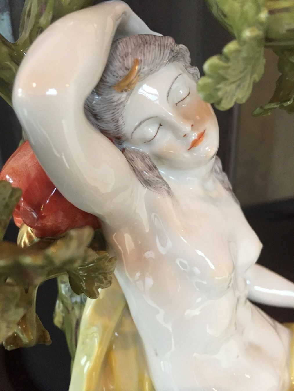 Sculture & Statue: antike Nymphenburgfigur – Usato da St. Gallen venduto da Blin 1