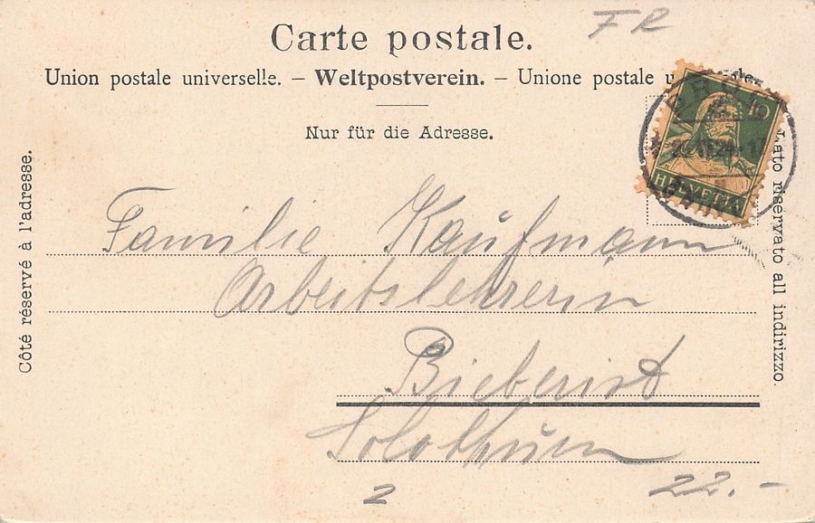 Cartoline postali: Gruyère, circulée 1924 – Usato da Frauenfeld venduto da POML 1