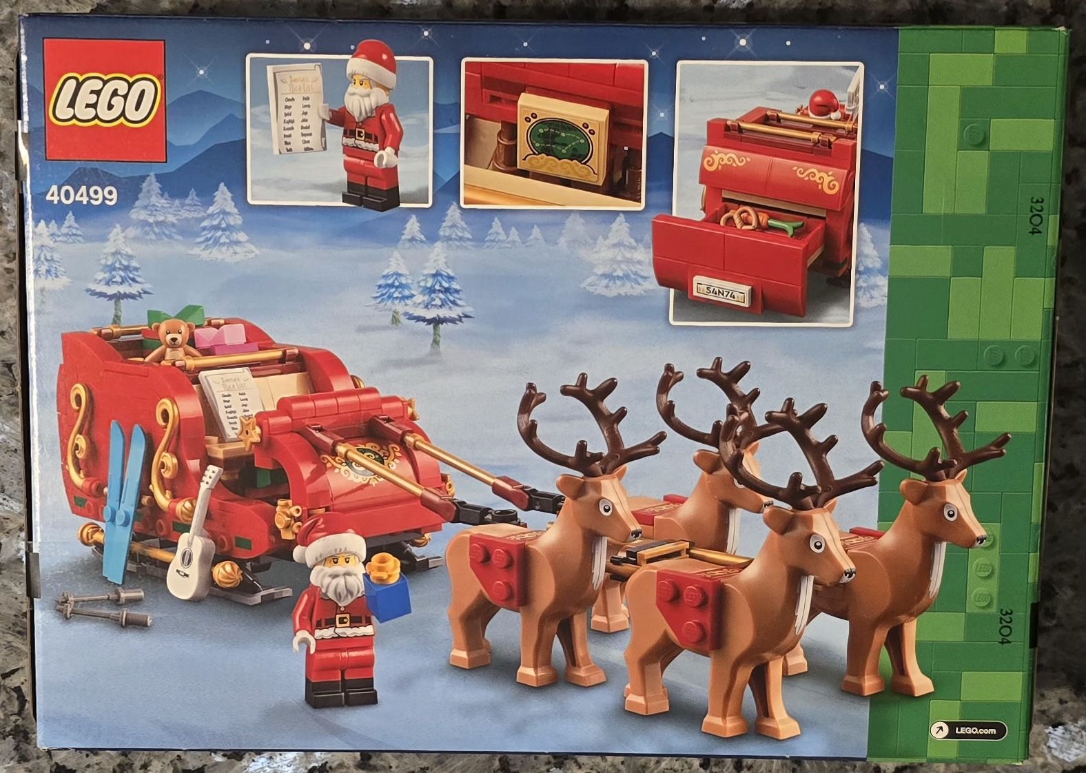 Lego Kit di costruzioni: LEGO® Weihnachtsmann Schlitten 40499 – Nuovo e nell'imballaggio originale da Neuenegg venduto da Zm84 1