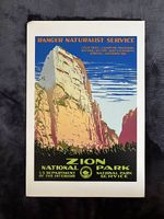 Aluminum Bild Zion National Park 48x32 cm