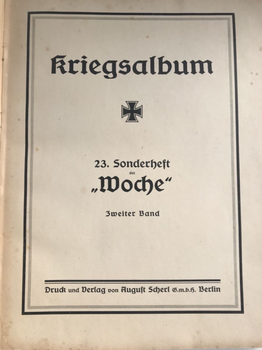 Bücher: KRIEGS ALBUM ERSTER WELTKRIEG – Gebraucht aus HÄGENDORF von kusi113 1