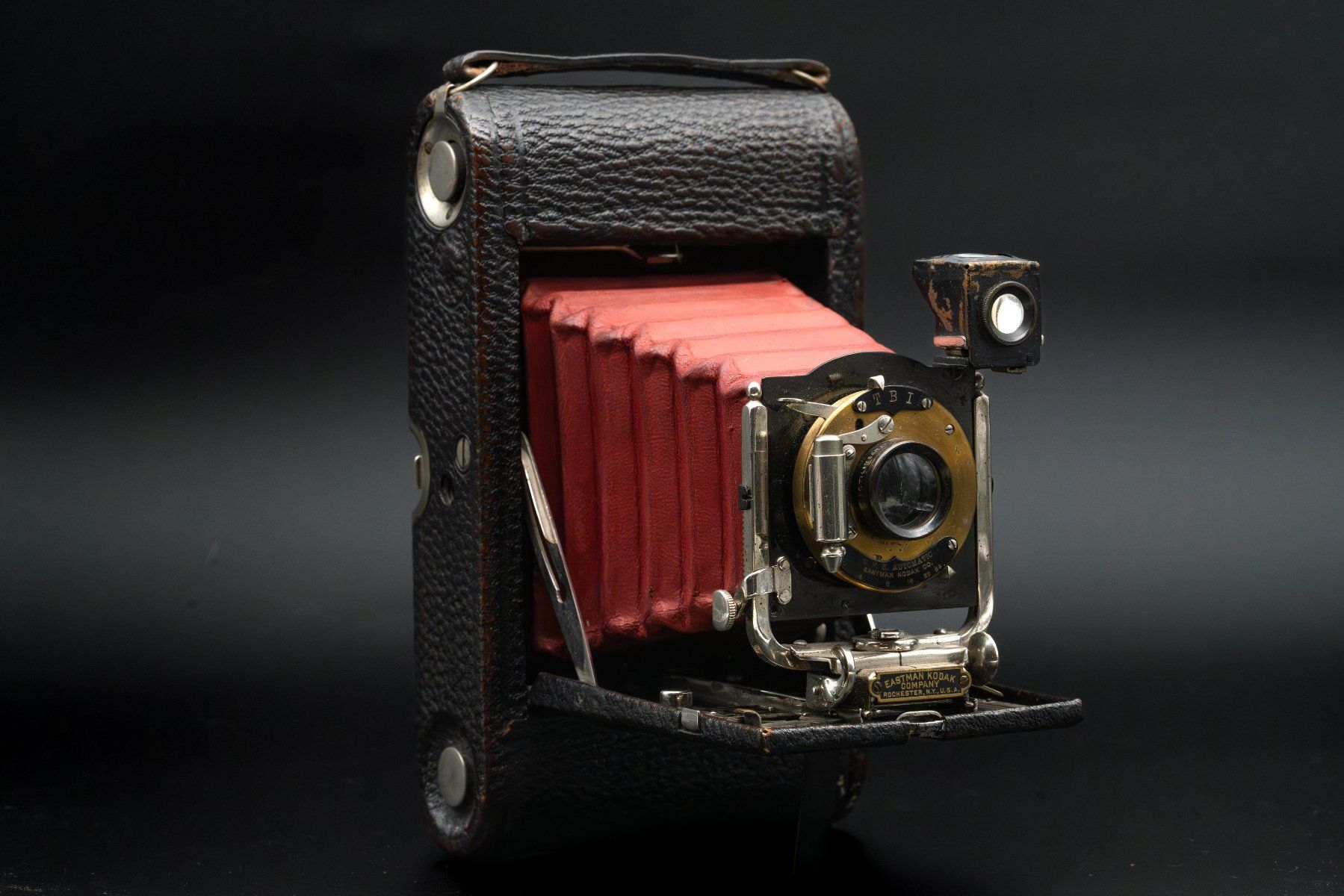 Kodak Fotocamera: Kodak No.3 Folding Pocket Camera Model E2 Bausch Lomb Shutte – Usato da Bern venduto da Shutter-Palace 1