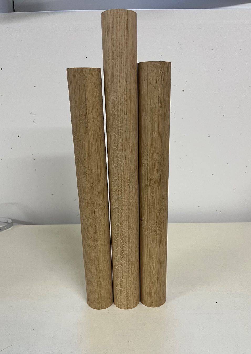 Holzartikel: 3x Rundstäbe aus Eiche, Durchmesser 50mm – Neu (gemäss Beschreibung) aus Weinfelden von Kathydoes 3