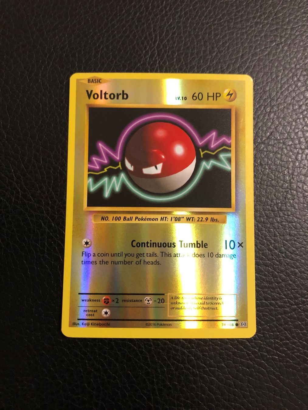 Pokémon Sammelbilder & Trading cards: Evolutions Voltorb reverse 39/108 NM Ab 1 – Gebraucht aus Paradiso von Pkmn10