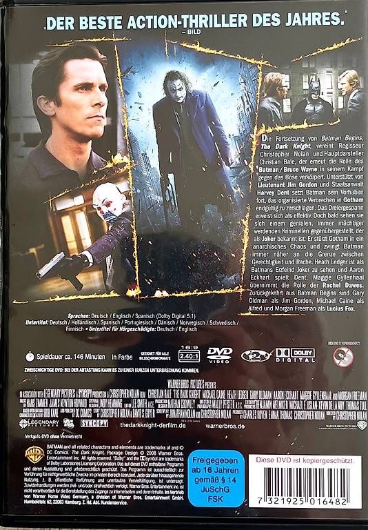 Alle DVDs: The Dark Night  – Gebraucht aus Eschenbach LU von arin91 1
