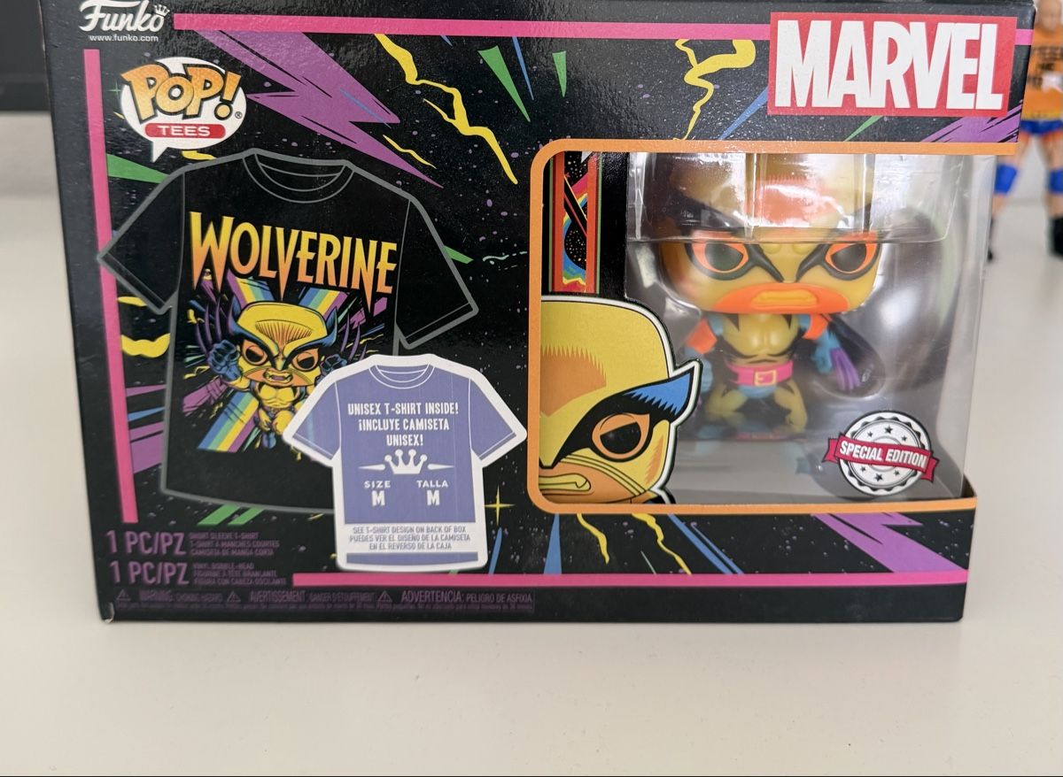 Funko Figuren: Funko Pop! Tees Marvel Wolverine Special Edition – Neu (gemäss Beschreibung) aus Bern von MyCollection1996