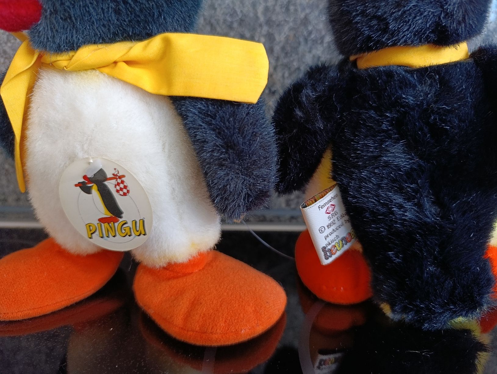 Giocattoli: 2 Pingu 1992 SRG Heunec Stofftiere, 20cm – Usato da Wil SG venduto da Donaldus 3