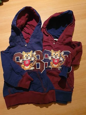 kapuzen pulli / pullover für zwillinge 80 /86