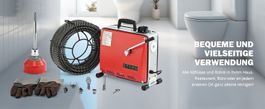 Rohrreinigungsgerät Rohrreinigungsmaschine Abflussreiniger