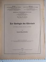Zur Geologie des Glärnisch