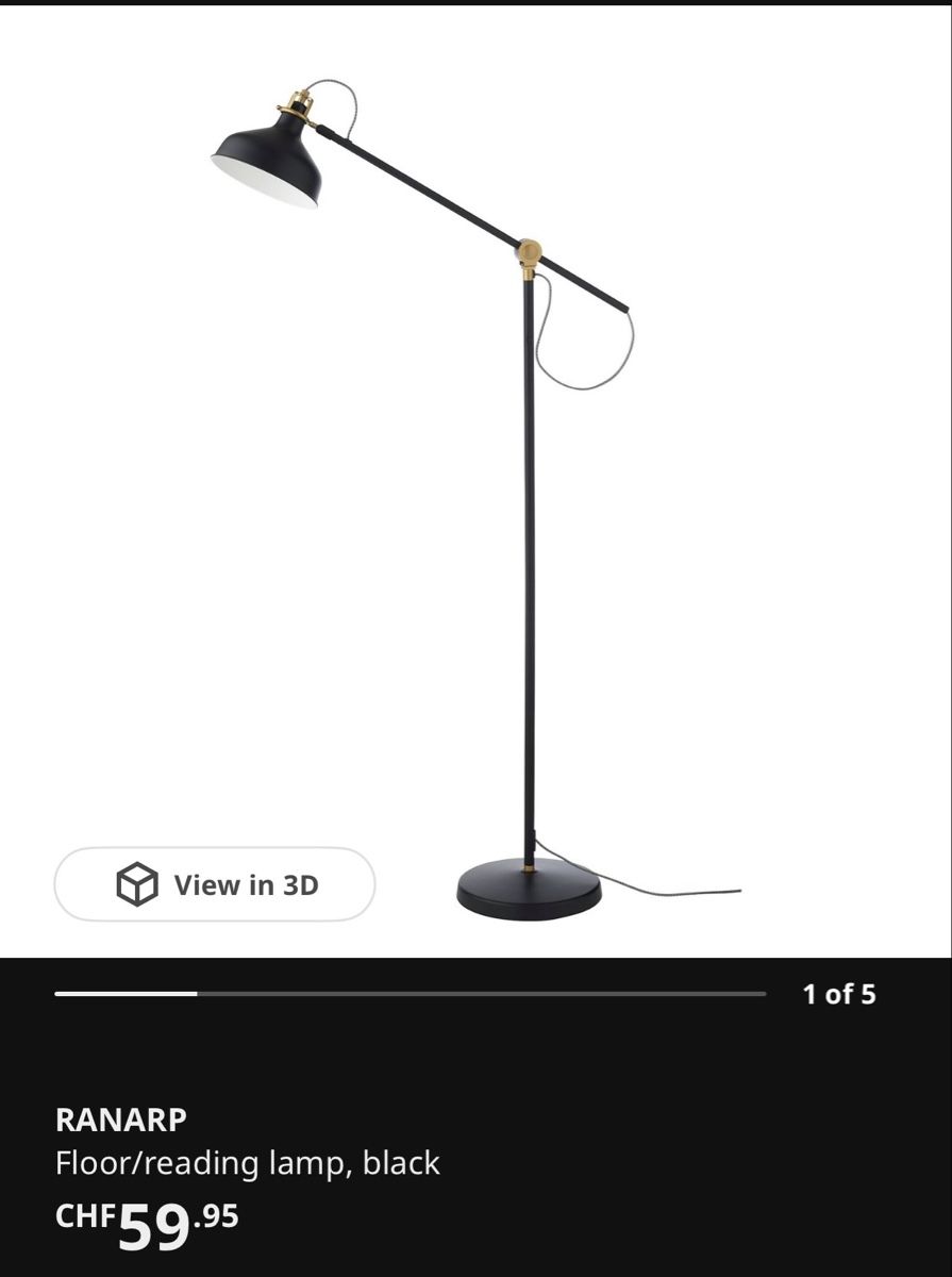 Ikea Lampade: Ranarp Ikea Lamp – Nuovo (secondo la descrizione) da Basel venduto da cam_2jcp 1