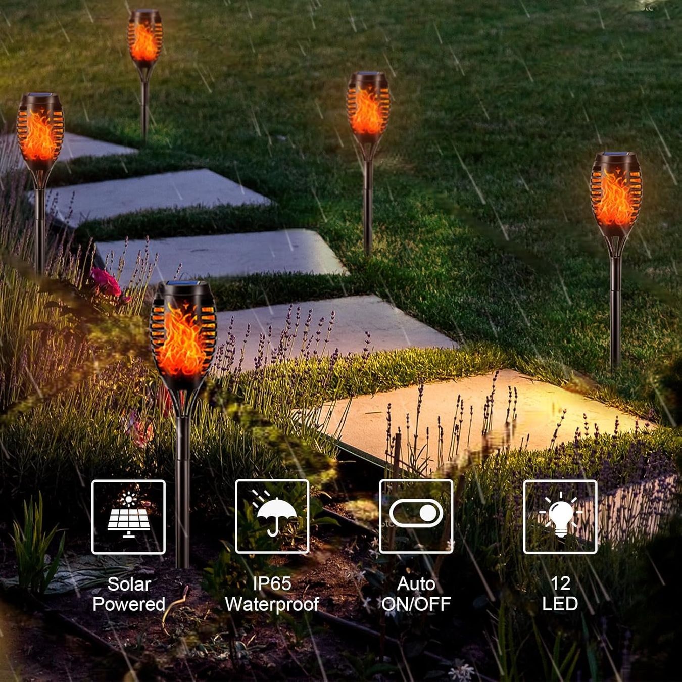 Lampade: Solarleuchten für Außen Garten 4 – Nuovo e nell'imballaggio originale da Nuglar venduto da SaleRitter 3
