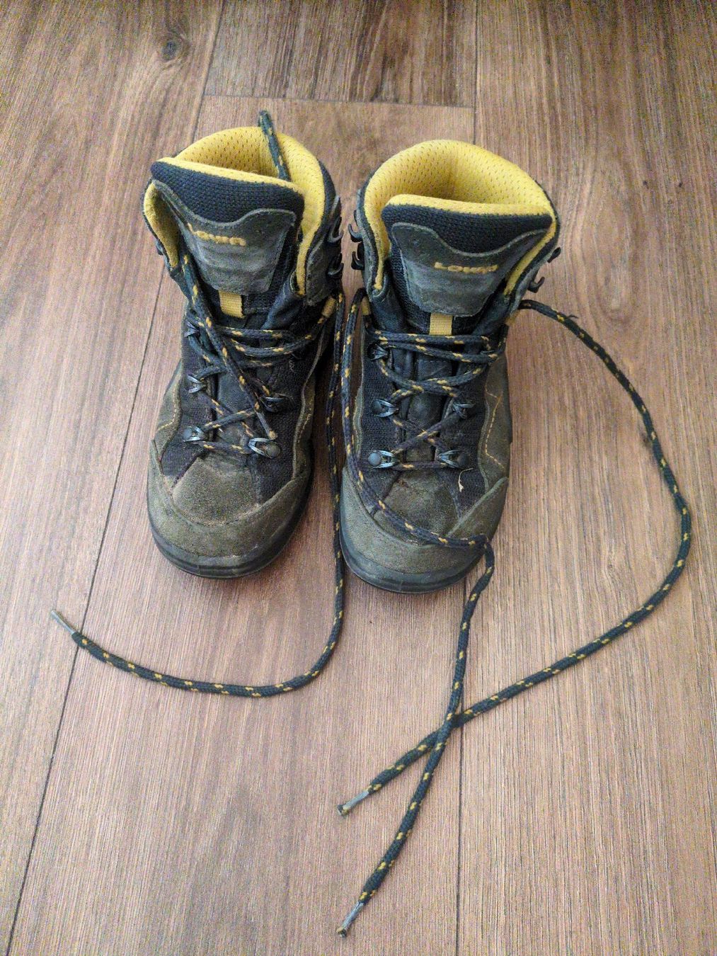 Lowa Scarpe per ragazzi: Lowa Wanderschuhe hoch Kinder Grösse 30 – Usato da Fankhaus (Trub) venduto da sun_7677