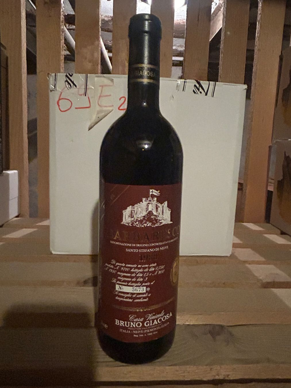 Vino: BRUNO GIACOSA Barbaresco Santo Stefano Riserva 1988 – Nuovo (secondo la descrizione) da Roche VD venduto da avediscipule