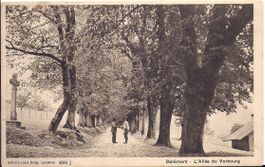 DELEMONT, l'allée du Vorbourg