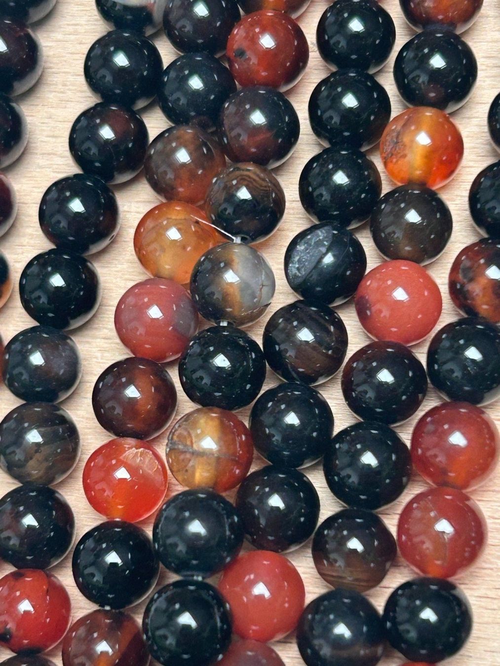 Mineralien & Heilsteine: Strang echte dream agate Kugeln / stone beads 6 mm – Neu (gemäss Beschreibung) aus Niederrohrdorf von Ytobi 5
