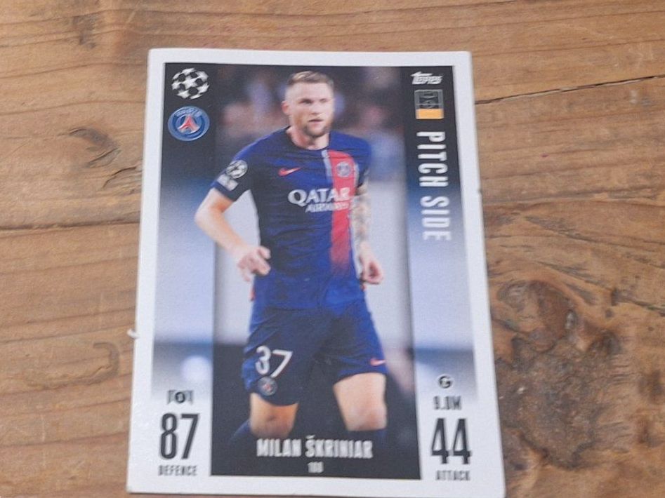 Topps Carte collezionabili: toops Match Attax Paris Saint- Germain Milan – Usato da Bellinzona venduto da LA-ropa-de-Juan