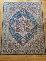 Schöner Teppich im Vintage / Orient-Design (120 x 160 cm)
