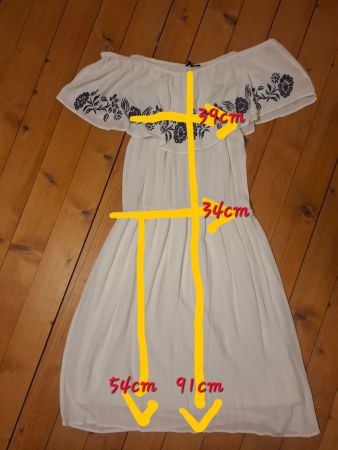 Sommerliches Kleid von DeFacto Woman, Grösse 42, Weiss