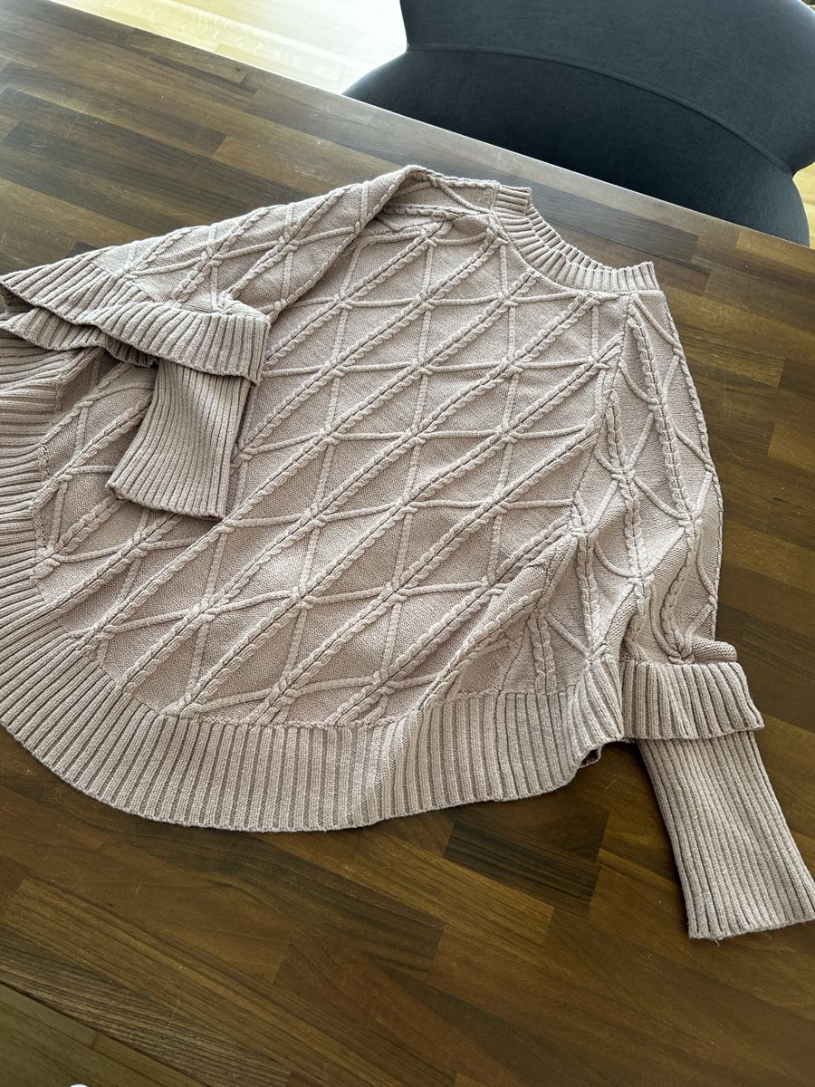 Sonstige Damenmode: MOSHI  Strick-Poncho Nude-Rosa One Size – Neu (gemäss Beschreibung) aus Balsthal von LaLiLu77 7