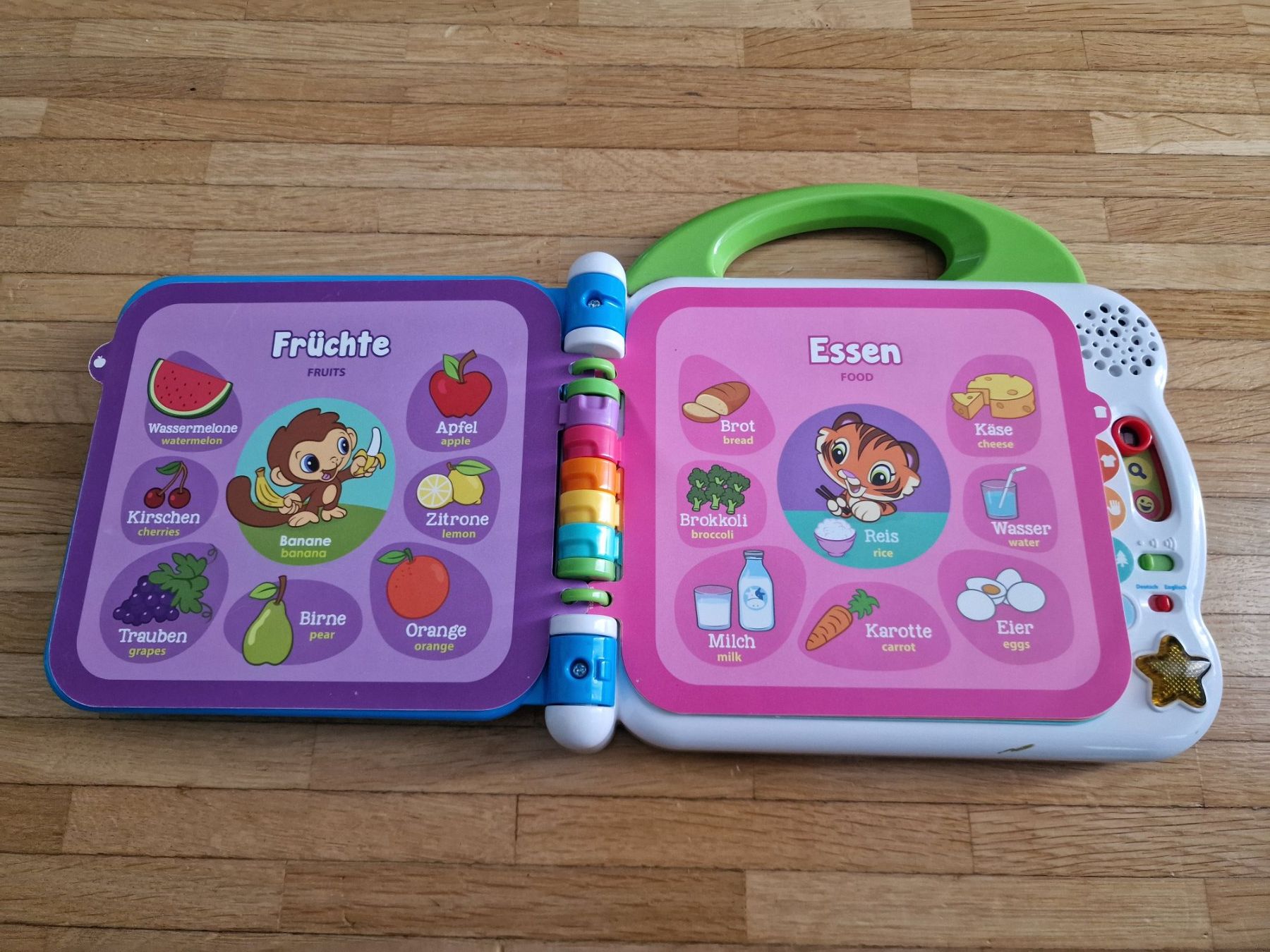 Vtech Spielzeuge: Lernbuch V-Tech elektronisch Englisch Deutsch – Gebraucht aus Kreuzlingen von River.v 1