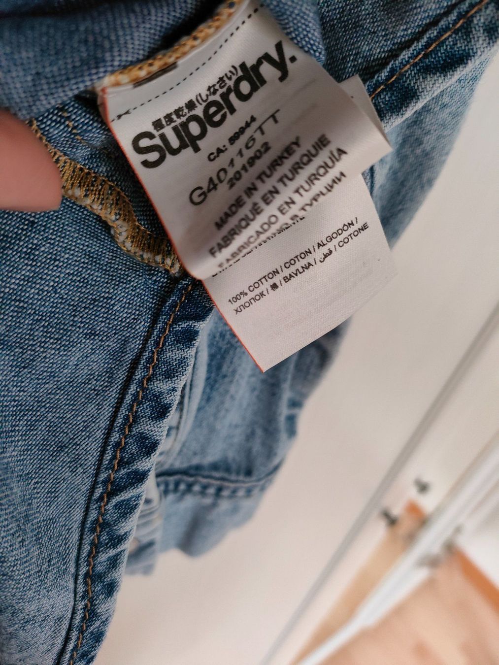 Superdry Giacche: SUPERDRY Jeansbluse / Jeansjacke – Nuovo (secondo la descrizione) da Adliswil venduto da Vimovi 3