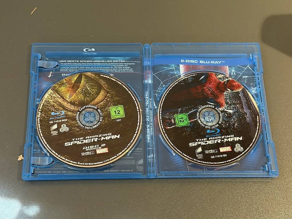 Alle DVDs: The Amazing Spider-Man Blu-ray – Gebraucht aus Eschen von andinymous 1