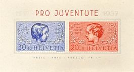 Pro Juventute Briefmarken von 1912/1937, SBK: 547