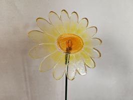 Charmante fleur (tournesol) en plastique et métal