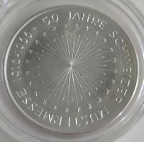 Silbermedaille 50 Jahre Schweizer Mustermesse 1916-1966