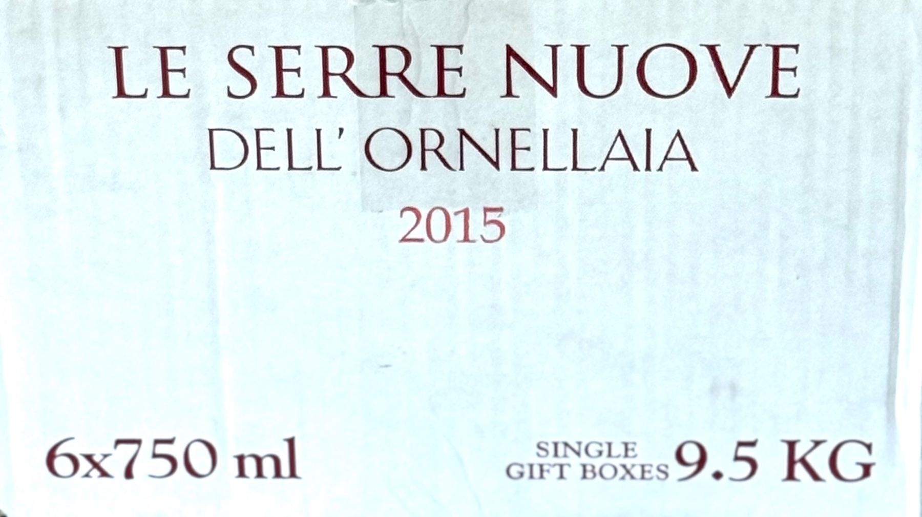 Ornellaia Vino: ORNELLAIA - LE SERRE NUOVE 2015 – Nuovo e nell'imballaggio originale da Sils/Segl Baselgia venduto da myCantina 5